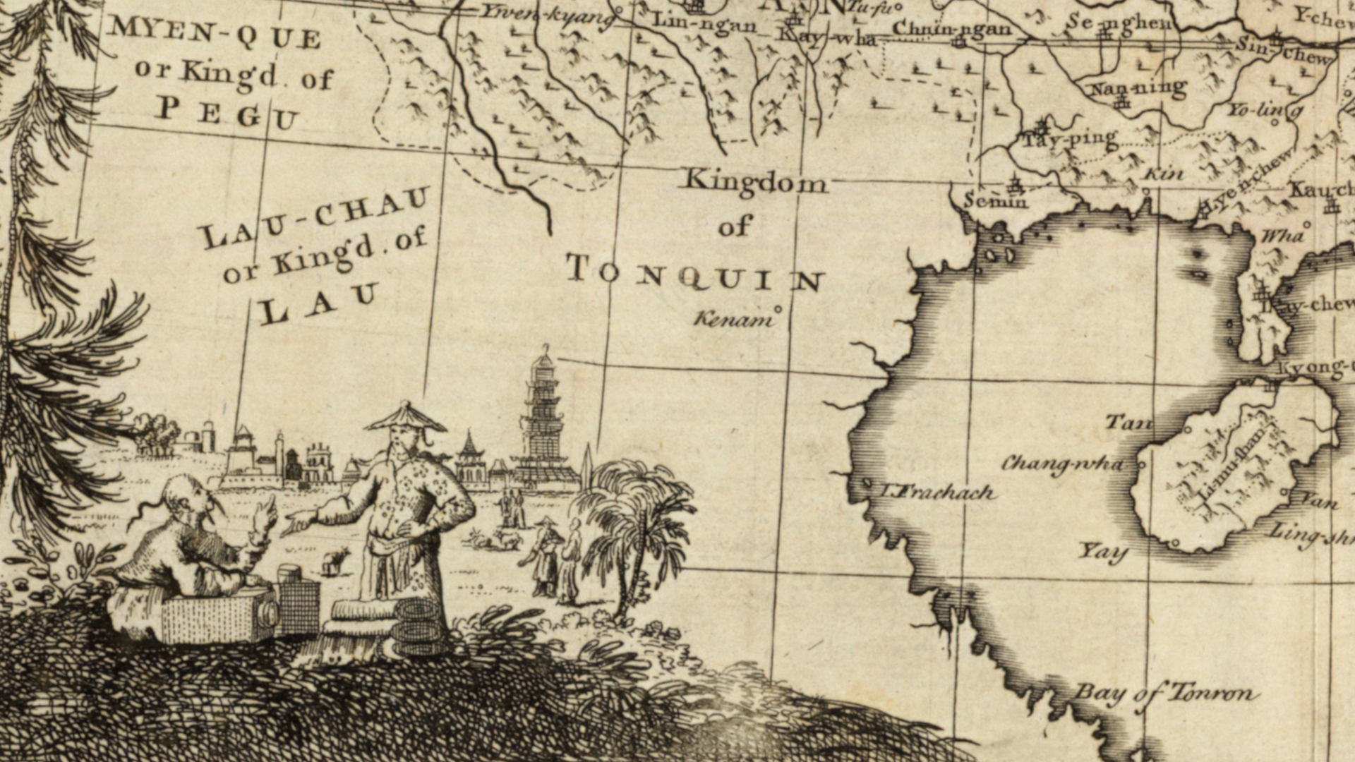 Luang Prabang Laos Mapping Chronology 1640 - 2021