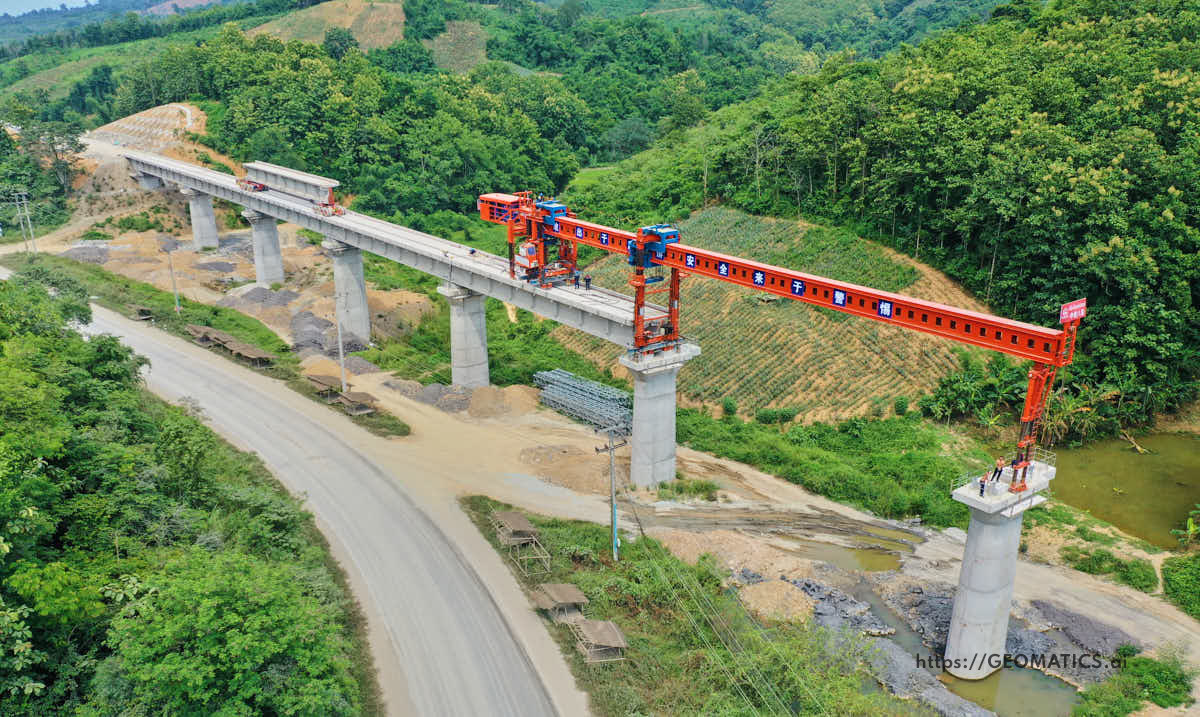 Luang Prabang Laos Lao China Railway LCR construction