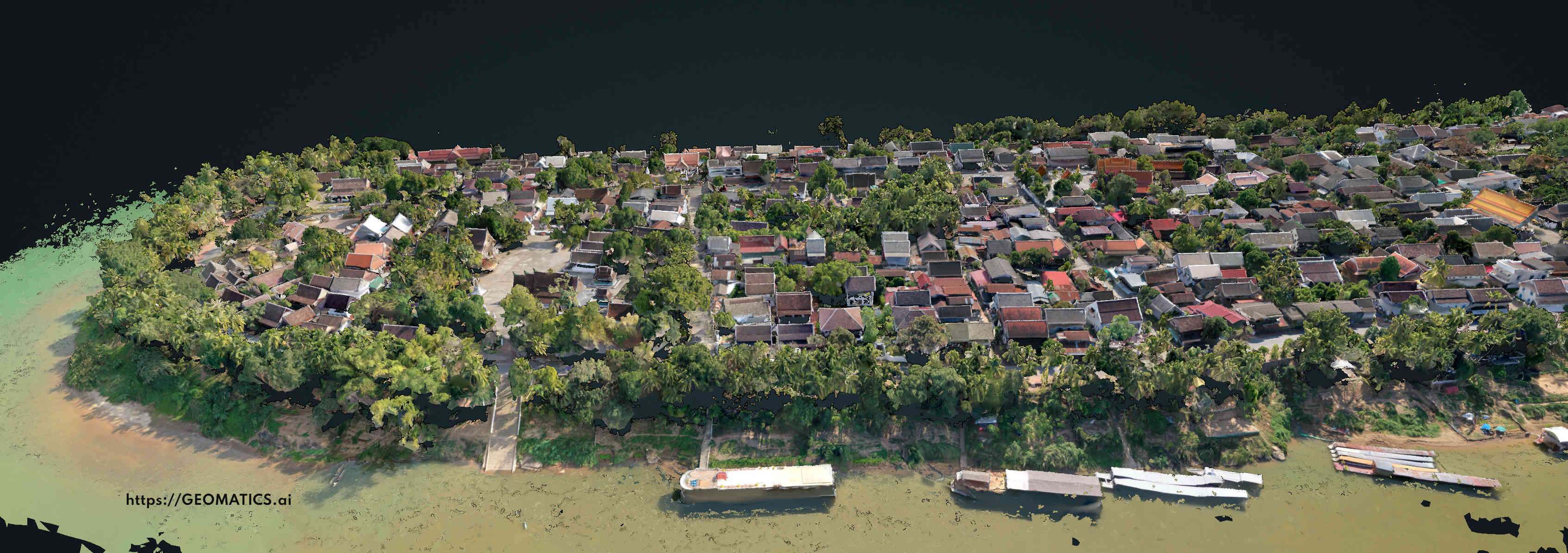 Luang Prabang Laos UNESCO Heritage 3D model